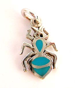sterling silver spider insect charm pendant jewelry at wholesale prices