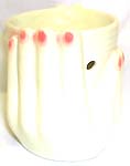 Two hands holding a cup design white ceramic fashion oil burner