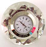 Cystal made of diamond style design fashion clock 