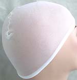 One size fits all fashion pure white polyester stocking cap