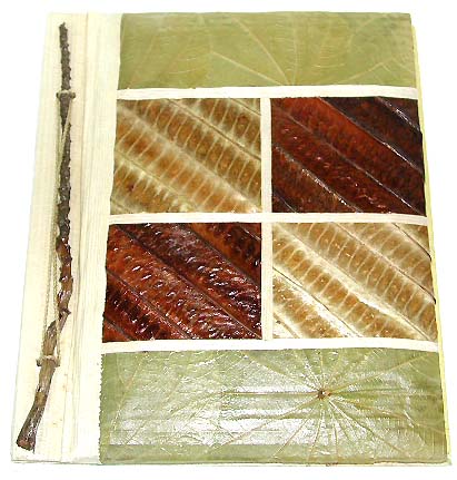 Supplier's unique item wholesale - natural material made of assorted design photo albums with rope on top