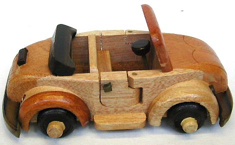 Stunning wood craft item online wholesale - mini wooden classic open-roof