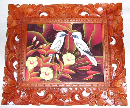 Unique gift for new home - assorted painting design carved out pattern wooden picture frame