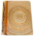 assorted color whirlpool pattern design photo albums with rope top, made of natural material such as banana leaf, mulberry papers, recycling papers