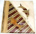 made of natural material such as banana leaf, mulberry papers, recycling papers, assorted color and pattern design photo albums 