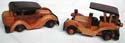 mini wooden assorted classic four-whell car / truck