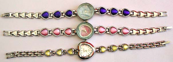 Bracelet watches with cat's eye beads, wholesale bracelet watch and gemstone watches
