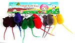 Assorted color and design imitation leather mouse style key chain