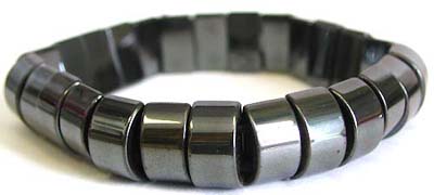 Multi arch hematite beads forming stretchy fashion hematite bracelet