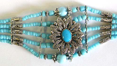 Turquoise bracelet and lapis lazuli bracelet wholesale to jewelry, gift or clothing stores. 