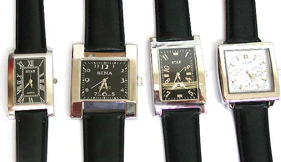leather band watch wholesale, man watch and lady watch