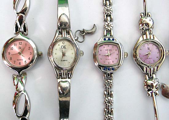 girl fashion watch with charms