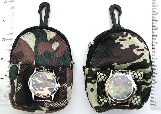 Military theme poket watch