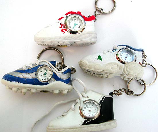 running shoes watches key chain