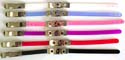 Assorted color fashion bracelet with carved-out moon star pattern decor in center