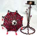 Assorted color beaded table lamp shape design fashion candle holder
