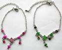 Assorted enamel color butterfly pattern design fashion bracelet