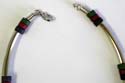 Multi long link metal and red and green color beads forming industrial fashion necklace