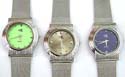 Rounded man's fashion watch with assorted facial color to choose from, randomly pick by our warehouse staffs