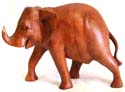 Fashion home decor and gift supply abstract elephane sculpture made of tropical wood
