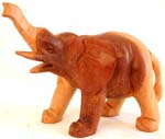 2-tone hard wood made of of elephant abstract carving