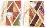 Assorted design handmade address book (made of natural banana leaf, mulberry papers, recycling paper etc.), randomly pick by