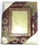 Mini rectangular single photo frame, made fo natural material such as banana leaf, mulberry papers, recycling papers, etc.
