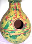 Hand painting stone vase, assorted color and pattern randomly pick