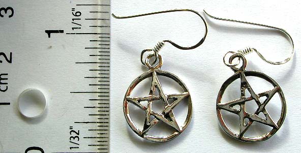 Pentagram Jewelry, Pentacles Wiccan mystic symbol sterling silver earring 





   
  

   

 
 







 

 








 

