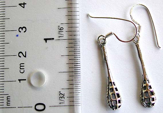 plain earring silver jewelry wholesale
