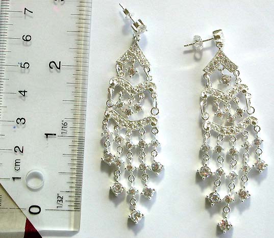Fashionable beaded chandeliers earring at affordable prices       
