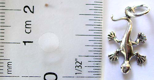 925. sterling silver in mini gecko pattern design                   
