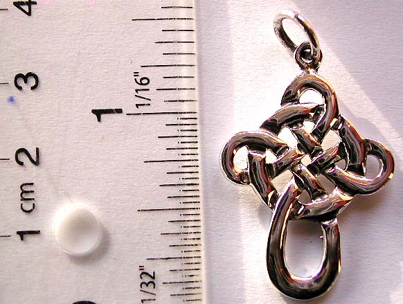 Celtic infinity knot pendant, wholesale Cetic sterling silver jewelry      
