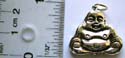 Sterling silver pendant in happy buddha figure design