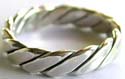 Multi mini wave pattern forming 925. sterling silver ring 