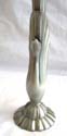 Triple swan wings design silvery fashion vase stand