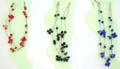 Multi thin strings fashion anklet with beads chips design, randomly pick