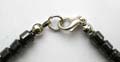 Hematite jewelry, multi short cylinder shape magnetic beads forming fashion hematite necklace, magnetic