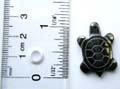 Hematite jewelry for animal lover, fashion hematite pendant in turtle pattern design 