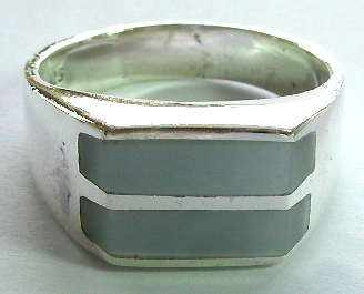 Jewelry store web site wholesale mother of pearl sterling silver band ring
  