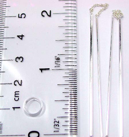 Ear thread wholesaler wholesale sterling silver ear thread   