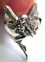Fairy lady sterling silver ring