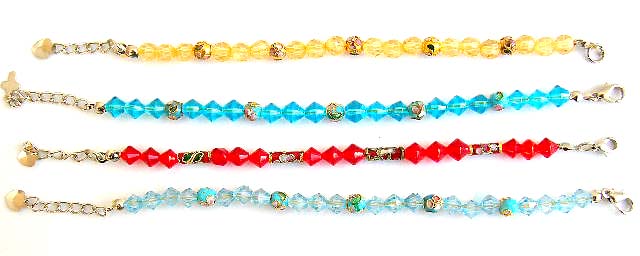 wholesale rhinestone jewelry, rhinestone beaded bracelet with cloisonne chinese handmade beads