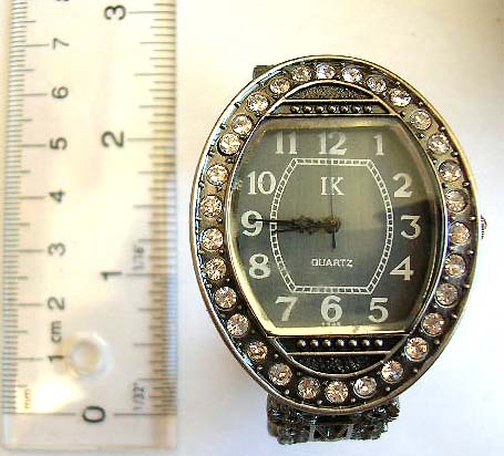 vintage cubic zirconia diamond setting bangle watch wholesale