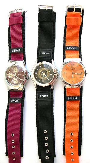 sport watch wholesale, men's and women's sports strap wrist watches
