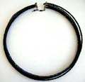 Fashion necklace bangle in multi black beaded strings design 