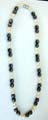 Fashion hematite necklace with multi pearl beads and short cylinder beads inlaid, magnetic end for convenience closure