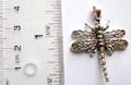 925. sterling silver dragonfly pendant with movable wings 