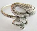 Snake ring made of solid 925. sterling silver 