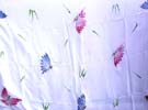 white color with flower pattern water color sarong, randomly pick